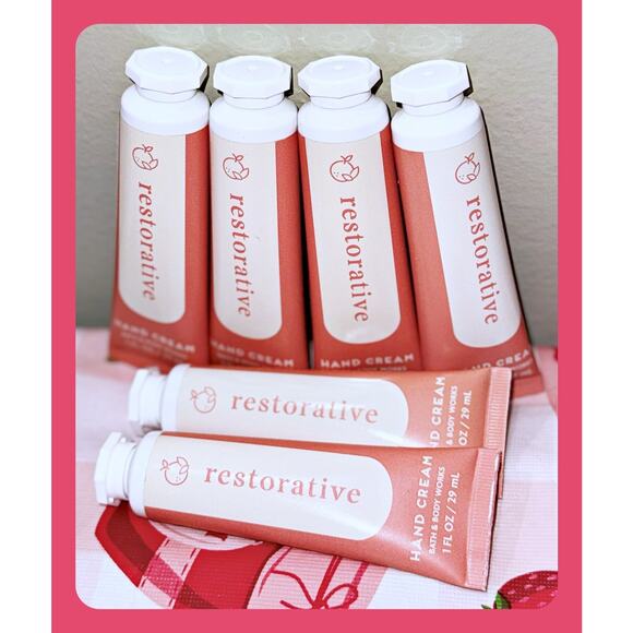 Bath & Body Works Restorative 1 fl oz Moisturizing Hand Cream 6 pcs - Picture 1 of 4